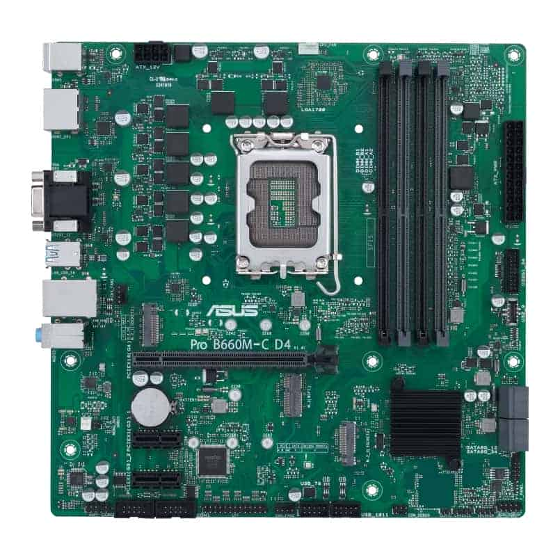 (image for) ASUS Intel B660 Pro B660M-C D4-CSM Micro-ATX Motherboard